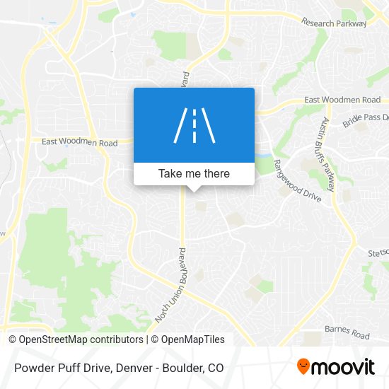 Powder Puff Drive map