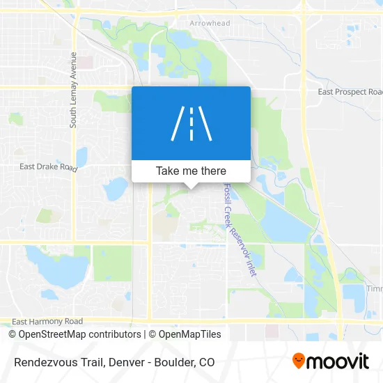 Rendezvous Trail map