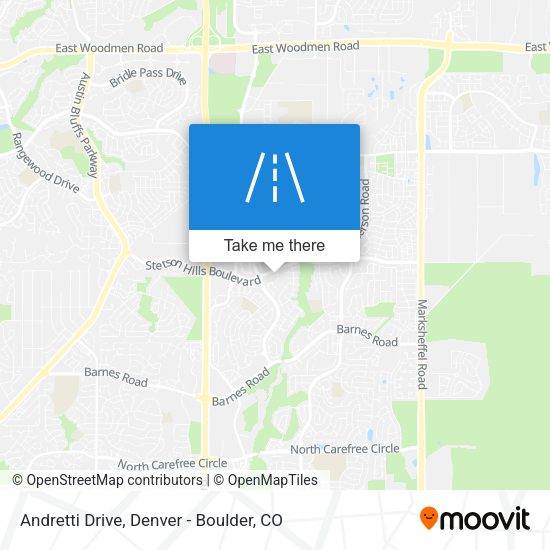 Andretti Drive map
