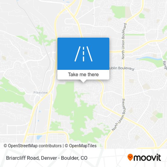 Mapa de Briarcliff Road
