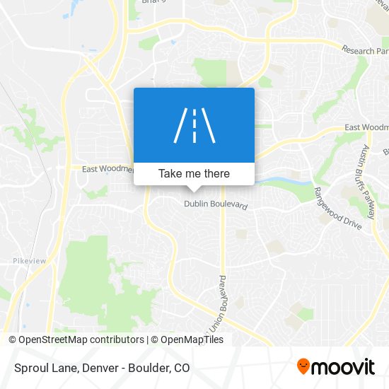 Sproul Lane map