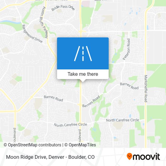 Mapa de Moon Ridge Drive