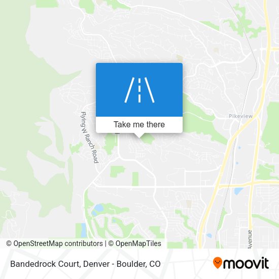 Bandedrock Court map