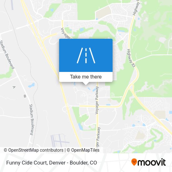 Mapa de Funny Cide Court