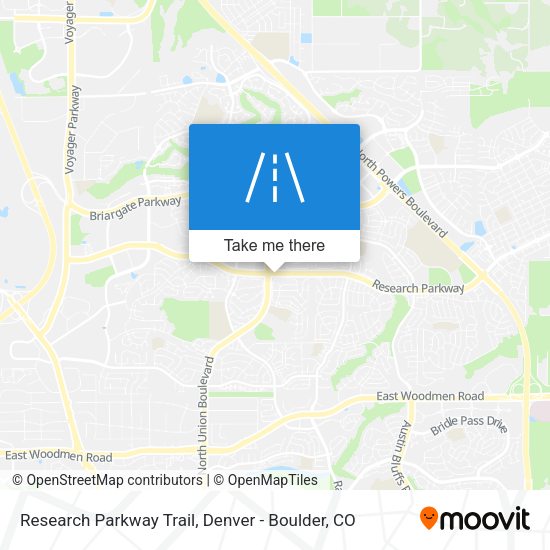 Mapa de Research Parkway Trail