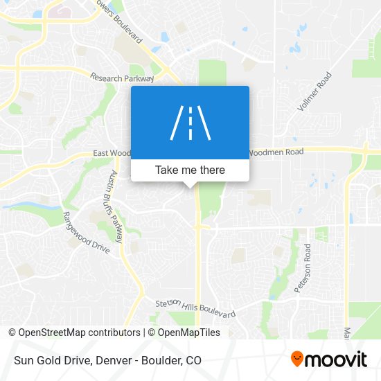 Sun Gold Drive map