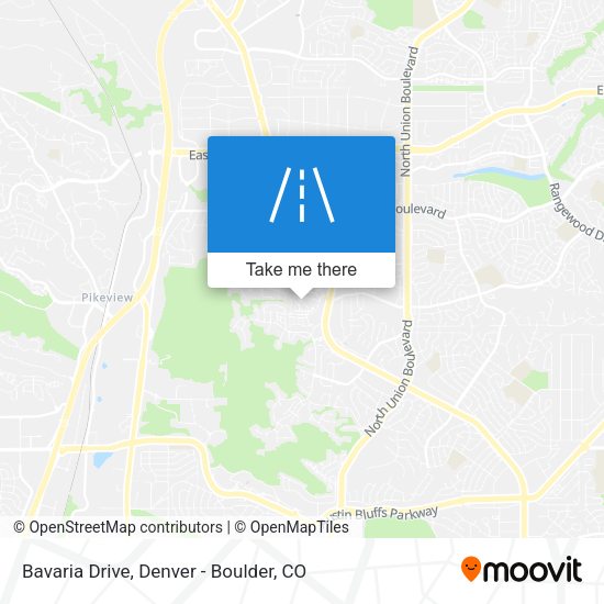 Bavaria Drive map
