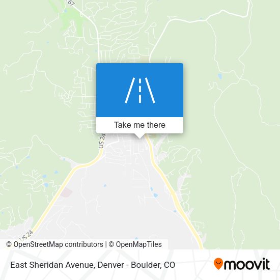 Mapa de East Sheridan Avenue