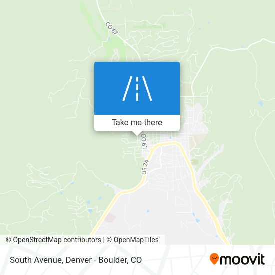 South Avenue map