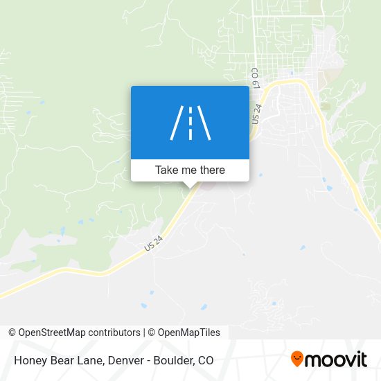 Mapa de Honey Bear Lane