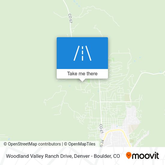 Woodland Valley Ranch Drive map