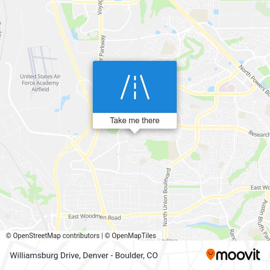 Mapa de Williamsburg Drive