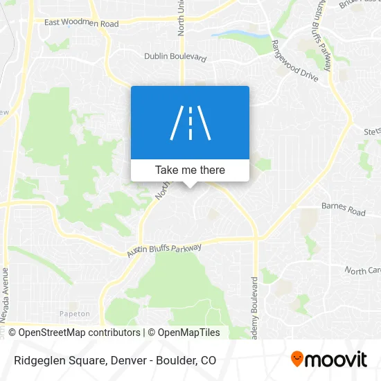 Ridgeglen Square map