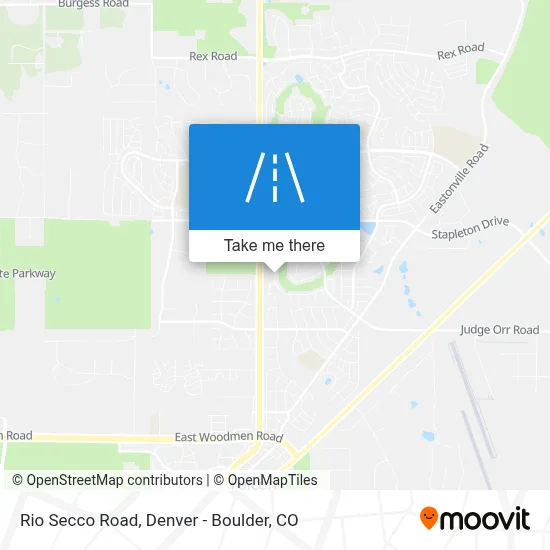 Rio Secco Road map