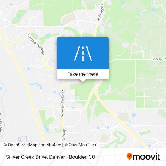 Sillver Creek Drive map