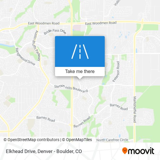 Elkhead Drive map