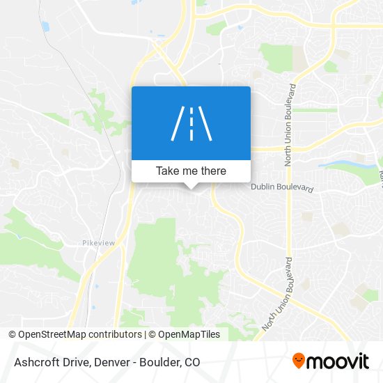 Ashcroft Drive map