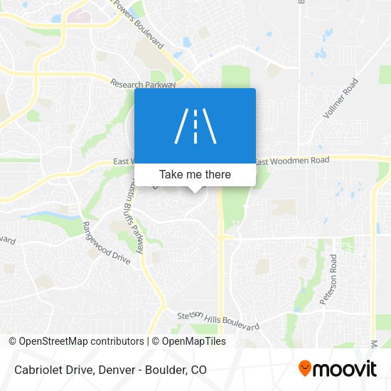 Mapa de Cabriolet Drive