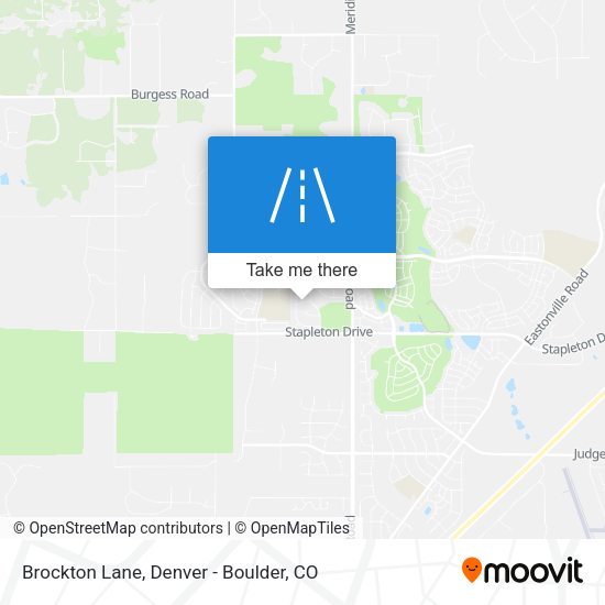 Brockton Lane map