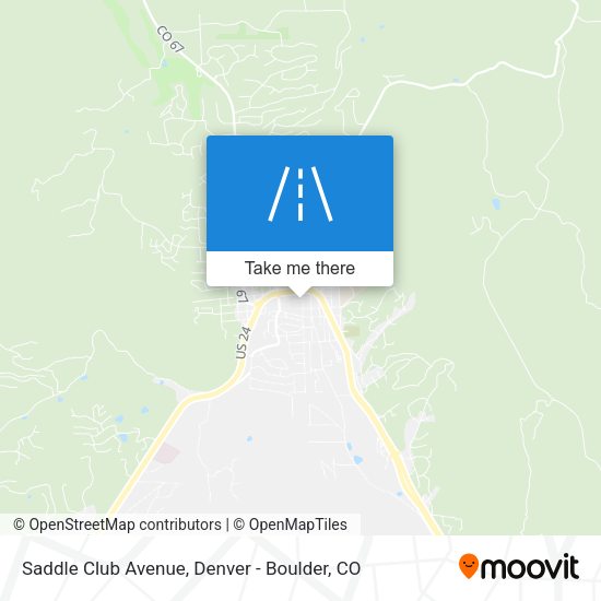 Saddle Club Avenue map