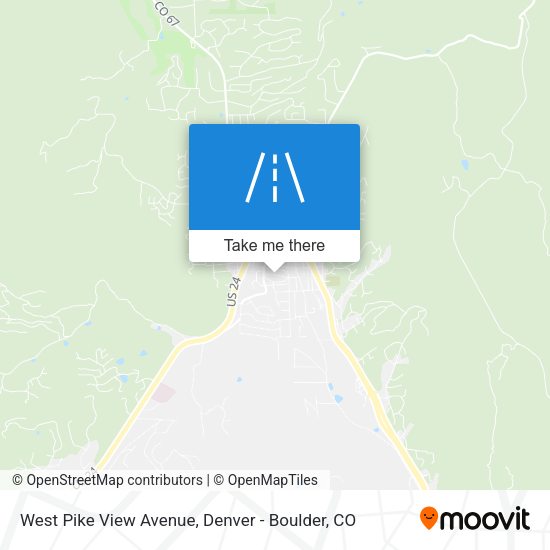 Mapa de West Pike View Avenue