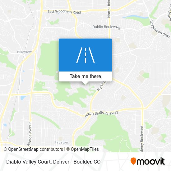 Diablo Valley Court map