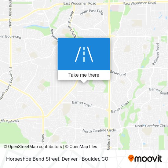 Horseshoe Bend Street map