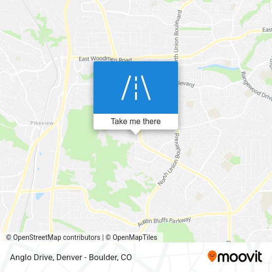 Mapa de Anglo Drive