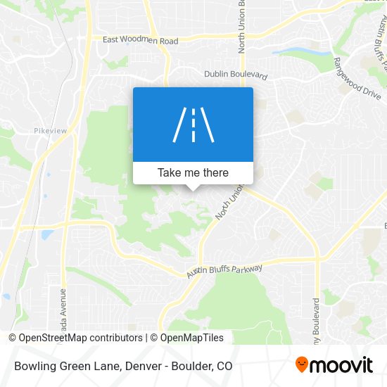 Mapa de Bowling Green Lane