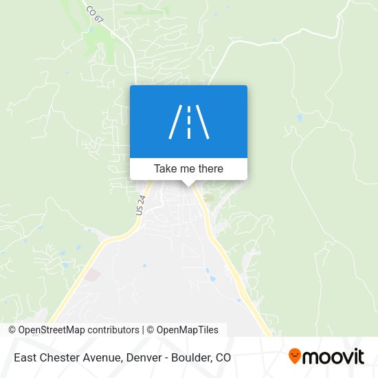 Mapa de East Chester Avenue