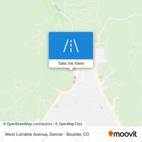 West Lorraine Avenue map