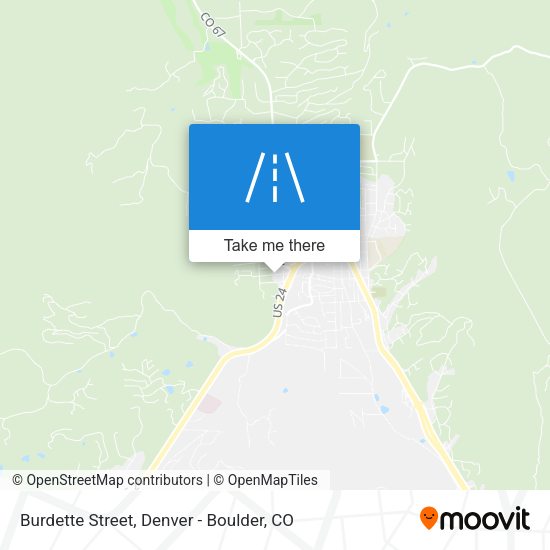 Burdette Street map