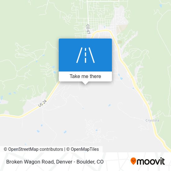 Broken Wagon Road map