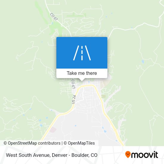 Mapa de West South Avenue