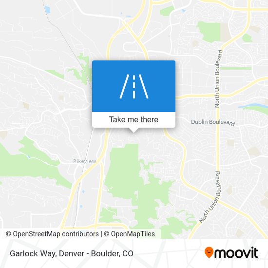 Mapa de Garlock Way