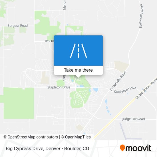 Big Cypress Drive map