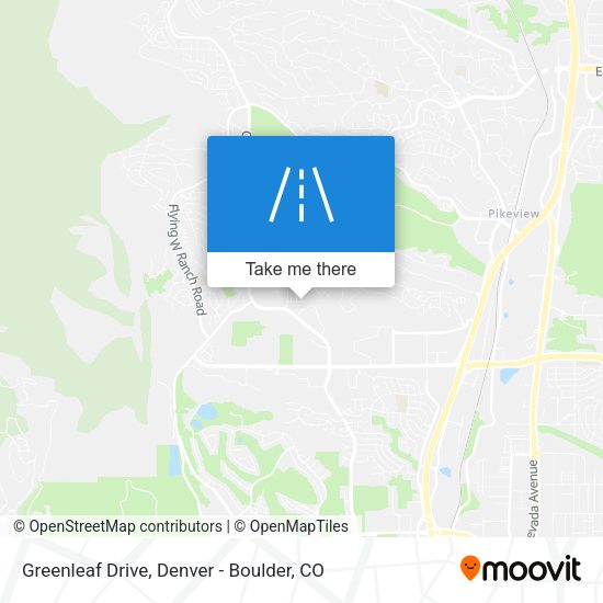 Greenleaf Drive map