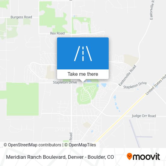 Mapa de Meridian Ranch Boulevard