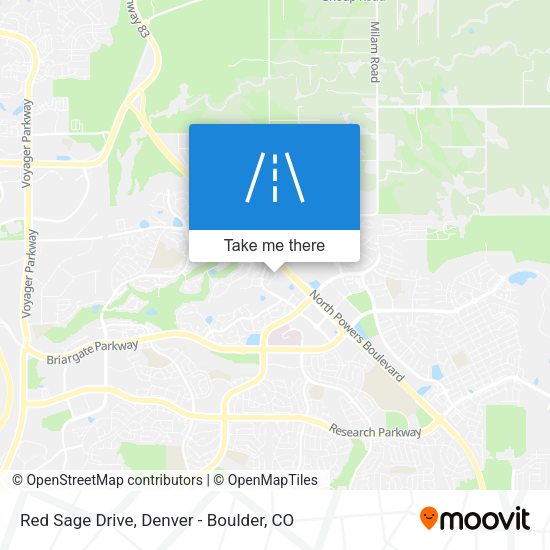 Mapa de Red Sage Drive