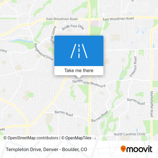 Mapa de Templeton Drive