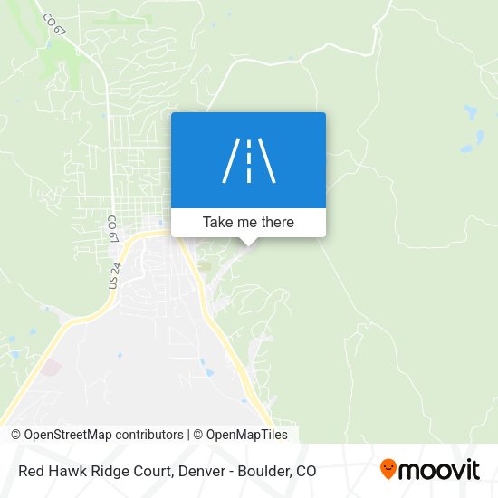 Mapa de Red Hawk Ridge Court