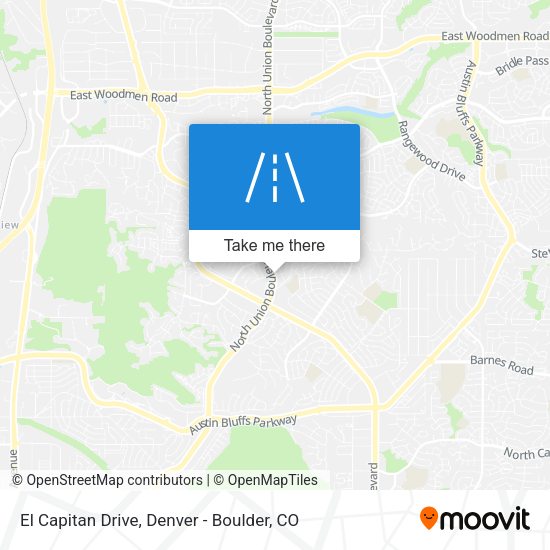 Mapa de El Capitan Drive