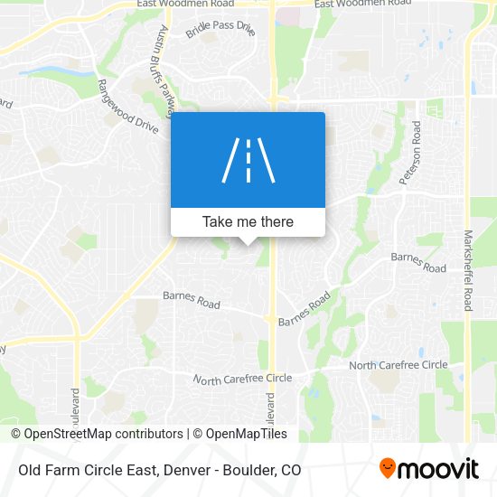 Old Farm Circle East map