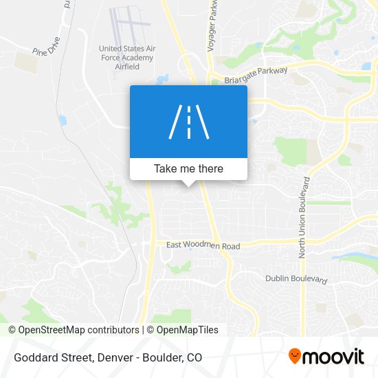Mapa de Goddard Street