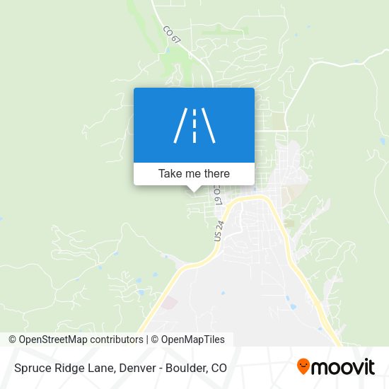 Mapa de Spruce Ridge Lane