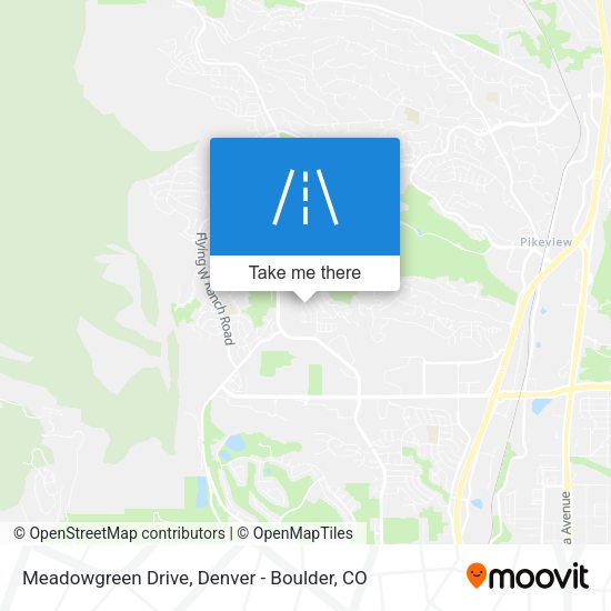 Meadowgreen Drive map