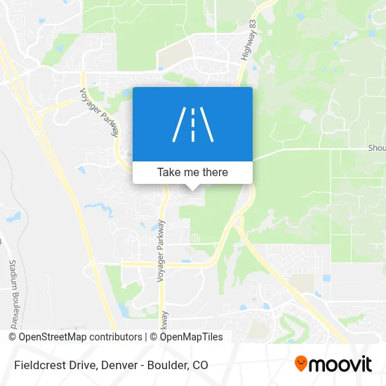 Fieldcrest Drive map