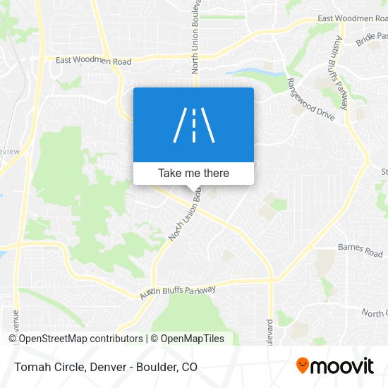 Tomah Circle map