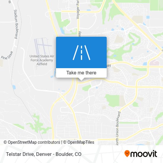 Telstar Drive map