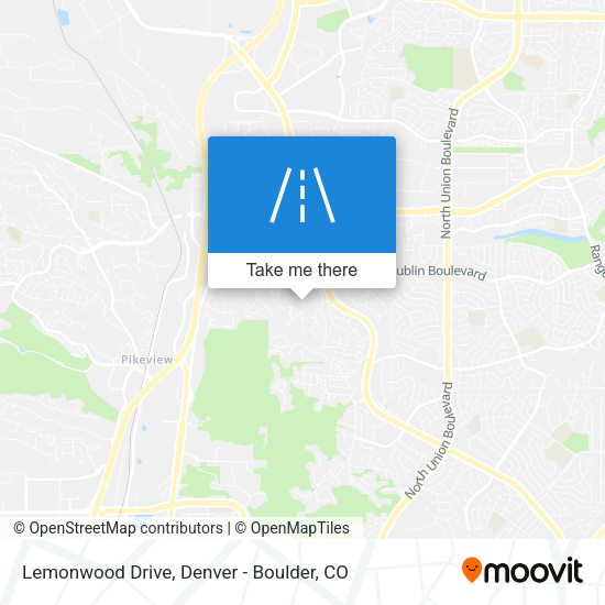 Lemonwood Drive map